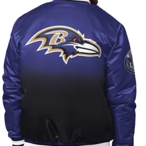 Get Baltimore Ravens Starter Purple Pass Rush Varsity Jacket