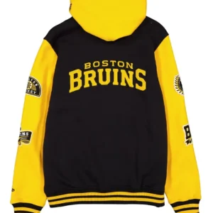 Get Boston Bruins Throwback Patch Letterman Jacket