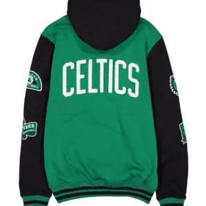 Get Boston Celtics Throwback Patch Letterman Jacket