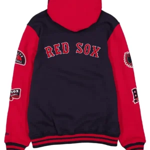 Get Boston Red Sox Throwback Patch Letterman Jacket