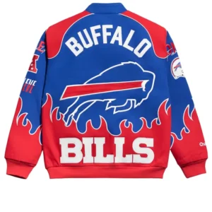 Get Buffalo Bills Chalk Line Royal Premium Racing Jacket