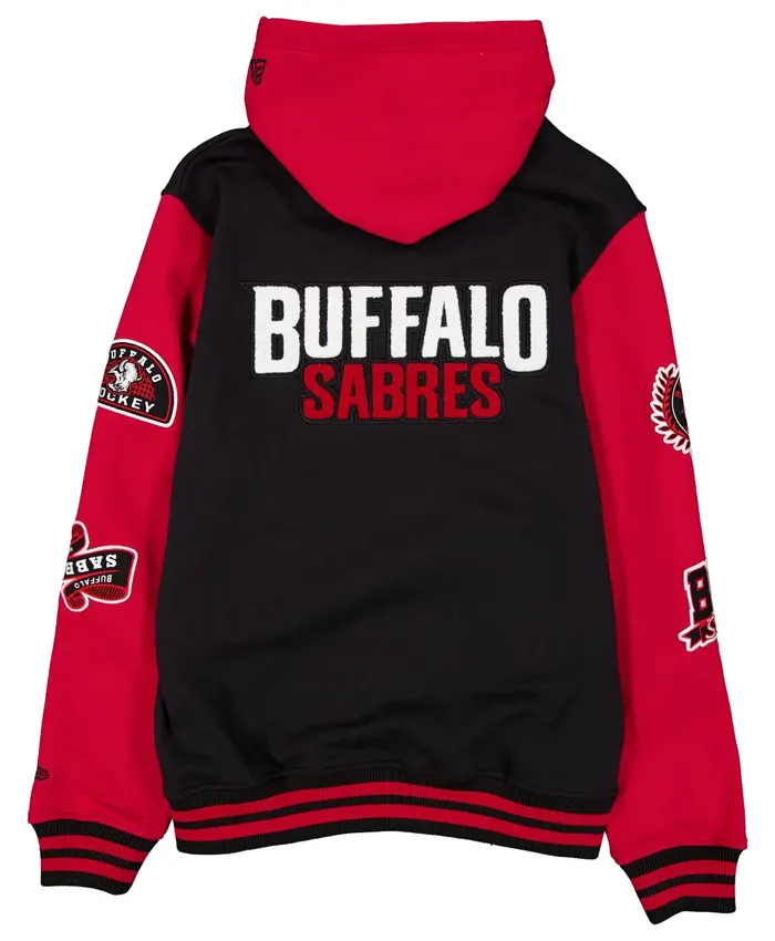 Get Buffalo Sabres Throwback Patch Letterman Jacket