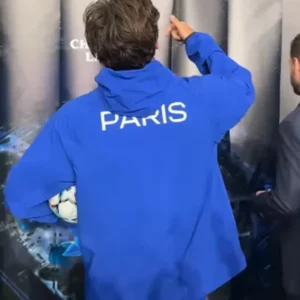 Get Champions League Ferran Torres Blue Jacket