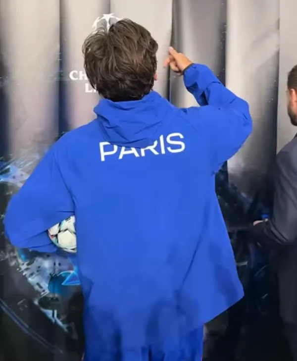 Get Champions League Ferran Torres Blue Jacket