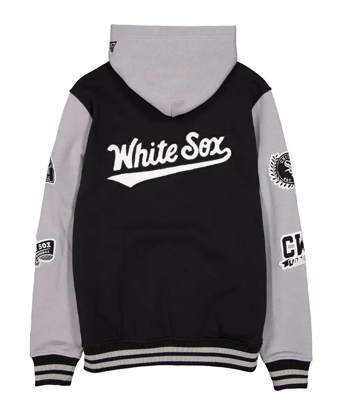 Get Chicago White Sox Throwback Patch Letterman Jacket