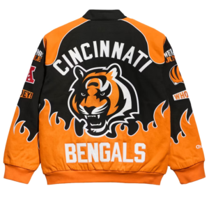 Get Cincinnati Bengals Chalk Line Black Premium Racing Jacket