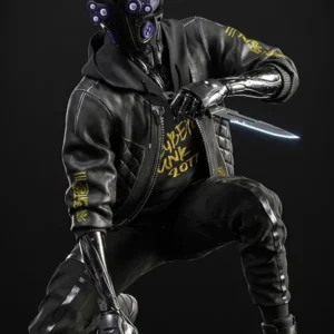 Get Cyberpunk 2077 Cyborg Bomber Leather Jacket