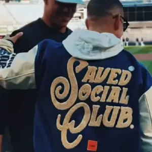 Get Daddy Yankee Blue Varsity Jacket For Sale