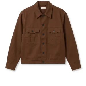 Get David Pastrnak NY Fashion Week Brown Jacket