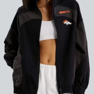Get Denver Broncos lululemon Women’s Black Ventilated Oversized Track Jacket