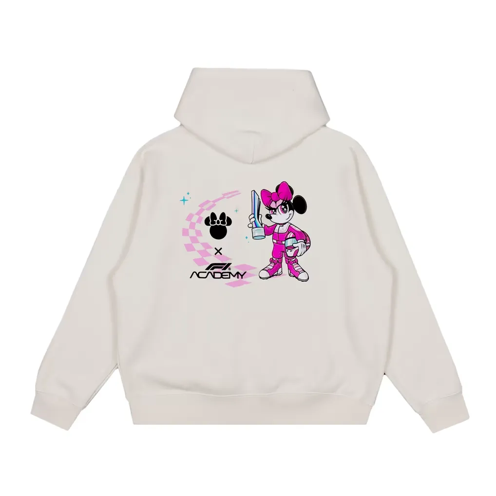 Get Disney x F1 Academy Minnie Mouse Pullover Hoodie