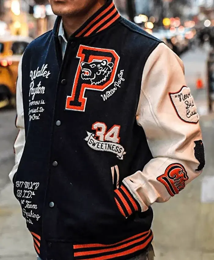 Get Dwyane Wade Walter Payton Sweetness Varsity Jacket