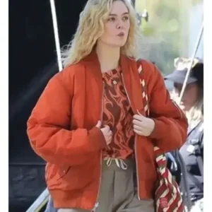 Get Elle Fanning Margo’s Got Money Troubles Bomber Jacket