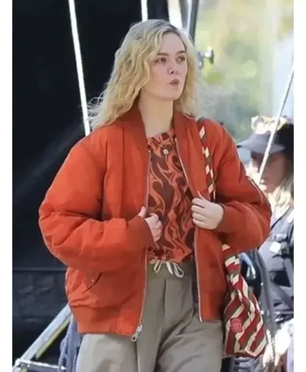 Get Elle Fanning Margo’s Got Money Troubles Bomber Jacket
