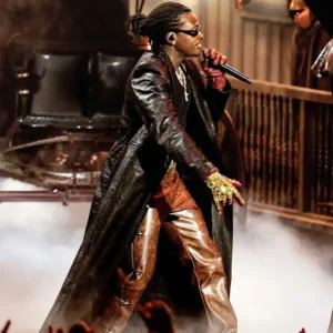 Get Gunna 2026 VMAs Stage Performance Leather Coat