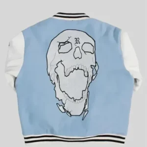 Get Halloween Revenge Skull Varsity Jacket