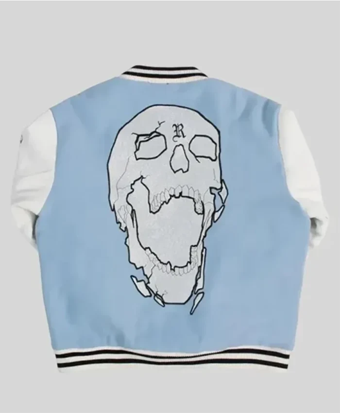 Get Halloween Revenge Skull Varsity Jacket
