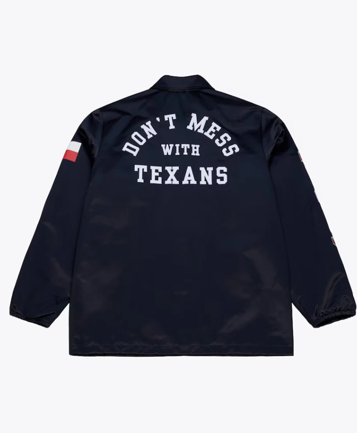 Get Houston Texans Navy Coaches Jacket