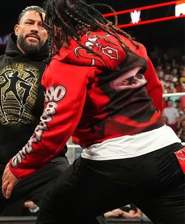 Get Jacob Fatu WWE RAW 2026 Red Wolf Jacket