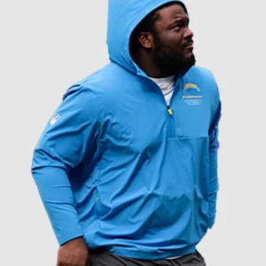 Get Jamaree Caldwell 2026 Los Angeles Chargers Anorak Jacket