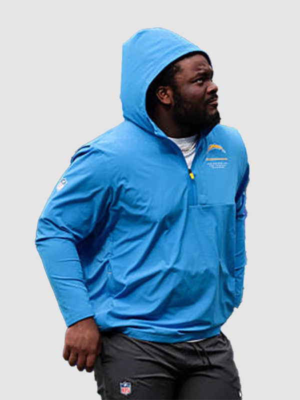 Get Jamaree Caldwell 2026 Los Angeles Chargers Anorak Jacket