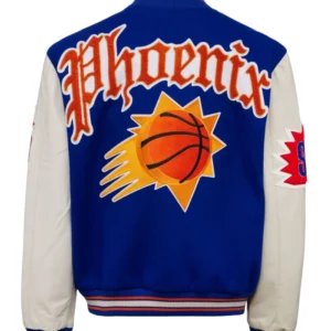 Get Jeff Hamilton Phoenix Suns Wool & Leather Varsity Jacket