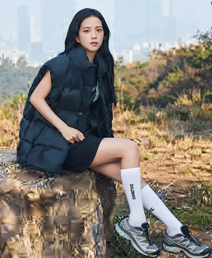 Get Jisoo X Salomon Outpulse Down Vest