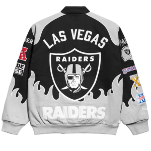 Get Las Vegas Raiders Chalk Line Black Premium Racing Jacket