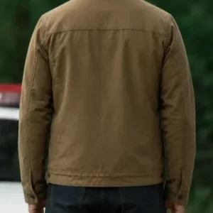 Get Last Seen 2026 Patrick Brammall Brown Cotton Jacket
