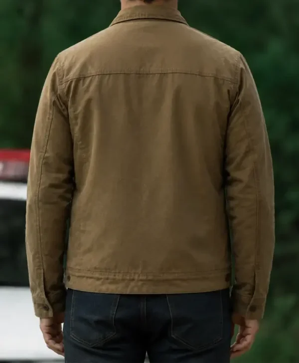 Get Last Seen 2026 Patrick Brammall Brown Cotton Jacket