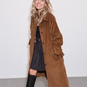 Get London FW 2026 Sienna Miller Brown Coat