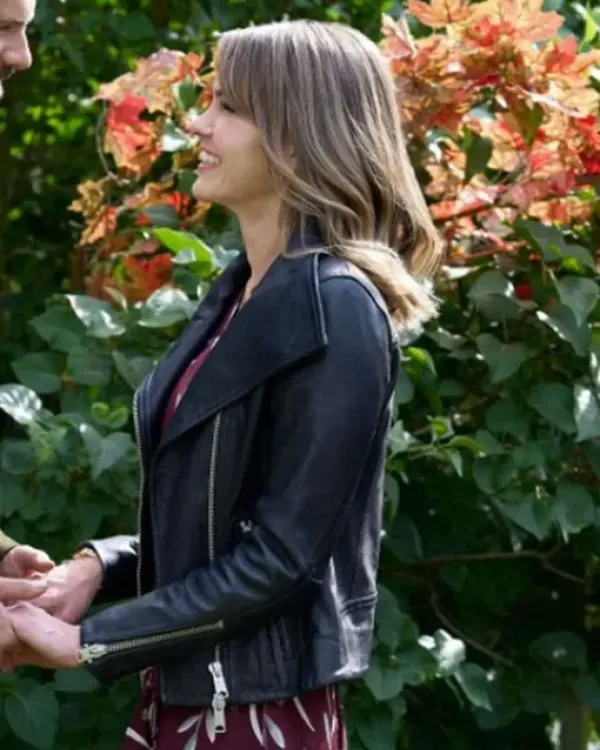 Get Love Finds You 2026 Aimee Teegarden Black Jacket