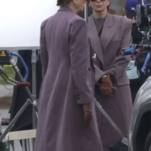 Get Lucky S01 Annette Bening Priscilla Purple Coat