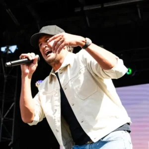 Get Luke Bryan USAA Salute 250 White Jacket