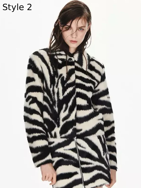 Get Mango Zebra Jacket