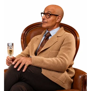 Get Masterplan 2026 Stanley Tucci Cardigan Jacket