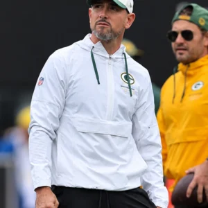 Get Matt LaFleur 2026 Packers Sideline Anorak Jacket
