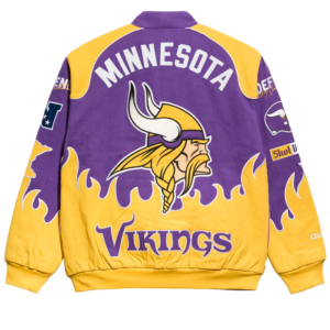 Get Minnesota Vikings Chalk Line Purple Premium Racing Jacket