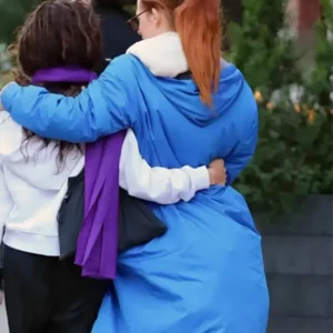 Get NYC 2026 Die Alive Riley Keough Blue Coat