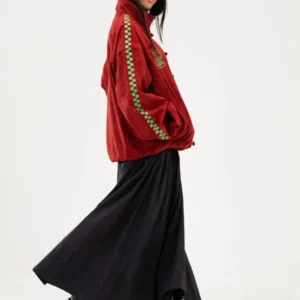 Get Neptun x Sonic Red Suede Jacket