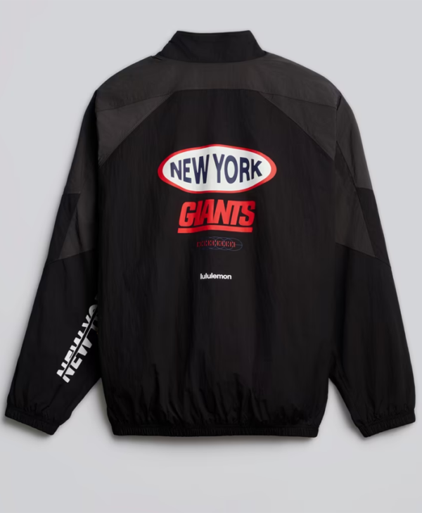 Get New York Giants lululemon Men’s Black Nylon Oversized Track Jacket