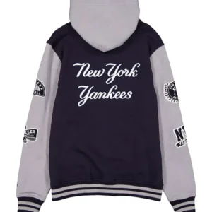 Get New York Yankees Throwback Patch Letterman Jacket