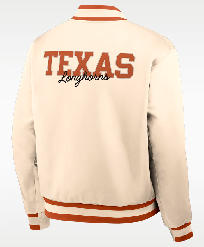 Get Nike Texas Legacy College Full-Snap Bomber Jacket