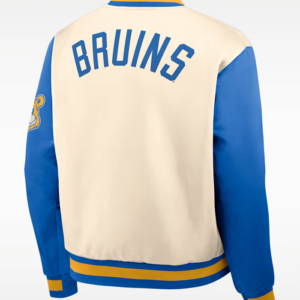 Get Nike UCLA Bruins Legacy College Full-Snap Bomber Jacket