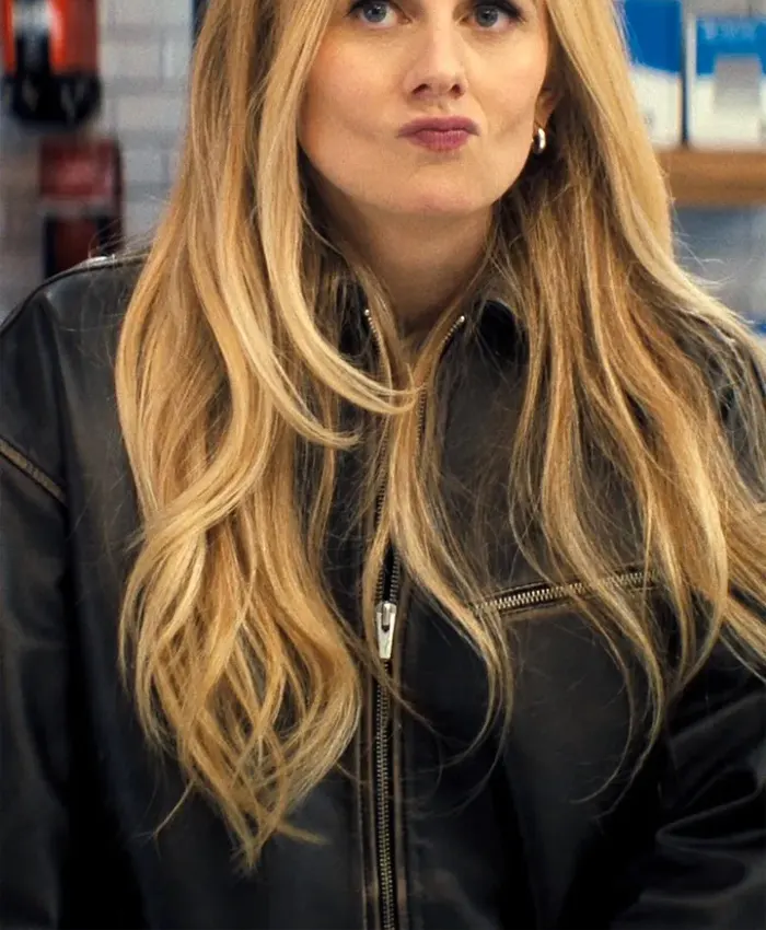 Get Nobody Wants This Morgan Brown Leather Jacket
