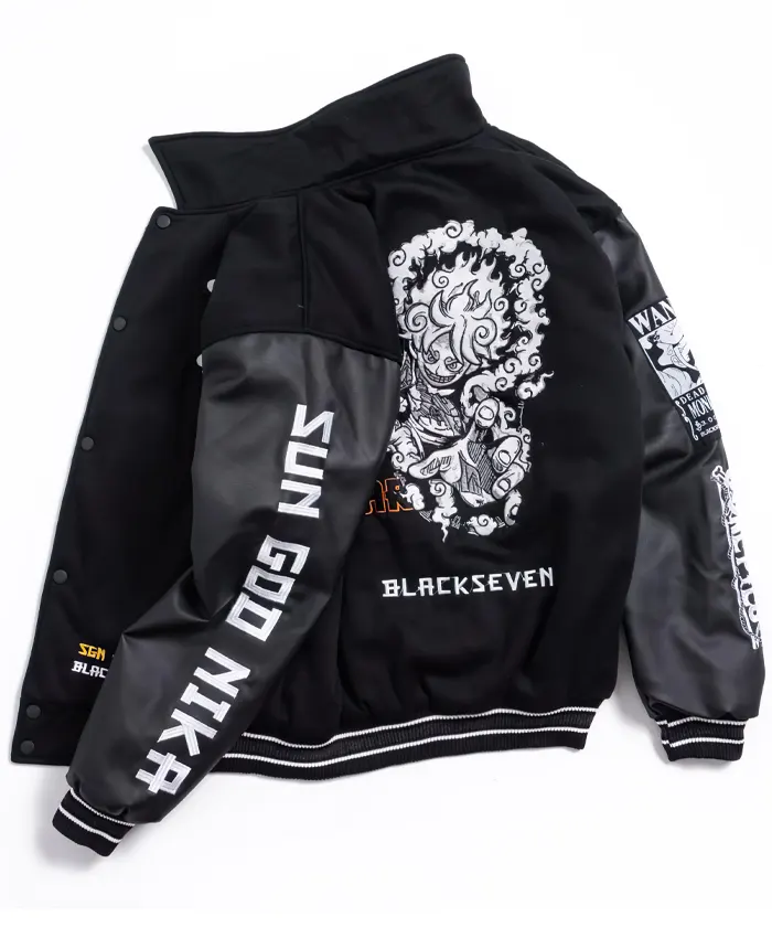Get One Piece Monkey D Luffy Gear 5 Varsity Jacket