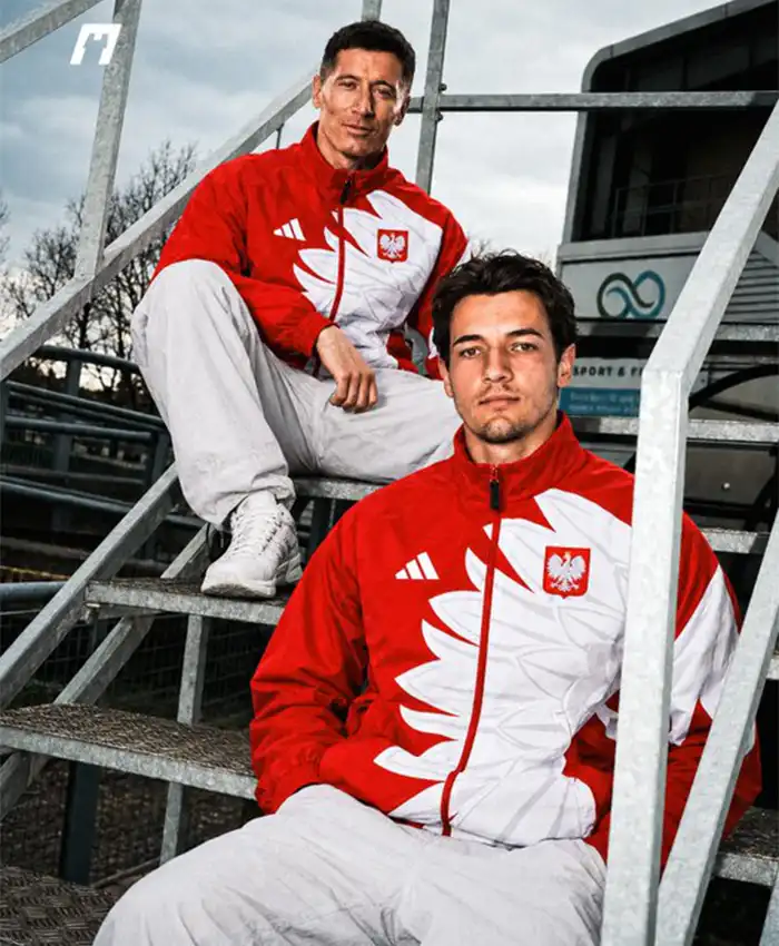 Get Poland Team Robert Lewandowski Track Jacket