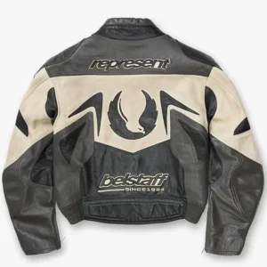 Get Represent X Belstaff Leather Racing Jacket