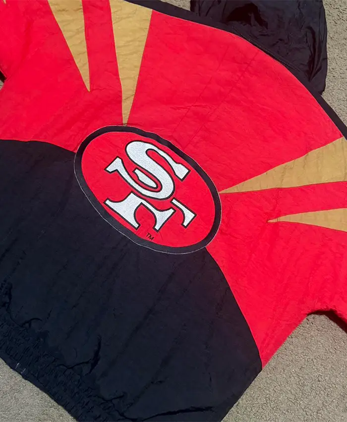 Get SF 49ers NFL Pro Line 90s Red Vintage Full-Zip Jacket