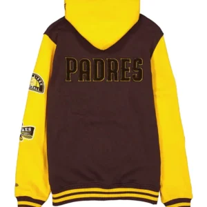 Get San Diego Padres Throwback Patch Letterman Jacket